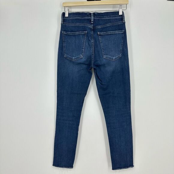 AGOLDE Sophie High Rise Raw Hem Crop Skinny‎ Denim Jean Size 27 Style A018-3005. - Picture 13 of 13